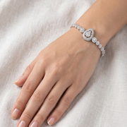 Celestial Chakra 925 Sterling Silver Bracelet With Adjustable Length